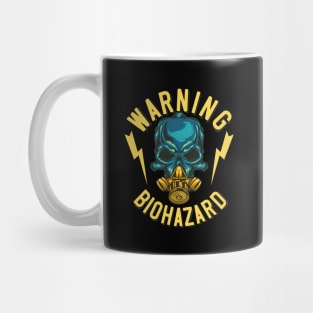 WARNING BIOHAZARD CORONAVIRUS COVID-19  T-SHIRT DESIGN Mug